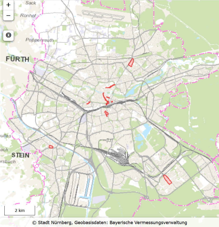 Karte_Nuernberg_Masken_Maerz_2021